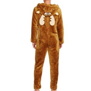 Moose Christmas Onesie for Adult